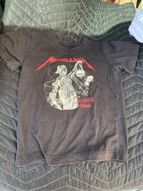 Kids' '...And Justice for All' Graphic Tee - Black